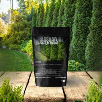Добриво для хвойних GrassNature Agrogreen 1 кг 1234 фото